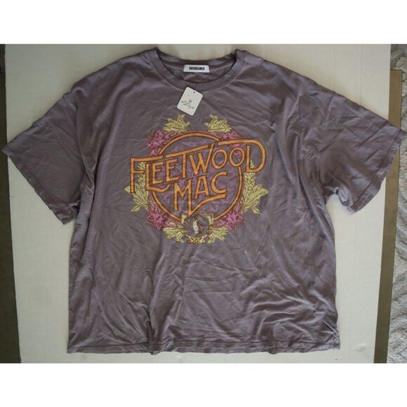 Daydreamer x Free People Women's O/S Hazy Violet Fleetwood Mac Graphic T-Shirt - Picture 5 of 7